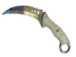 ★ StatTrak™ Talon Knife | Case Hardened (Battle-Scarred) | Blue Gem